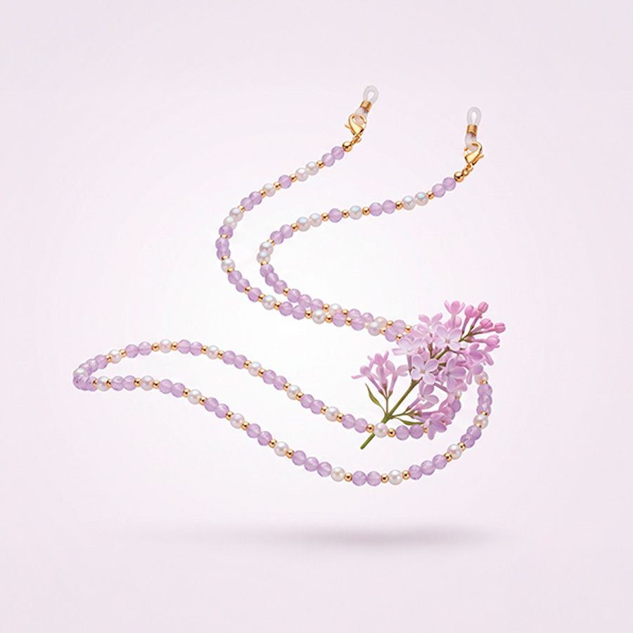 CINTA DE BISUTERIA COLOR MORADO